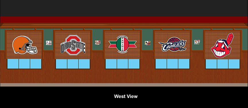 paninis-bar-and-grill,-brunswick-ohio,-sport-logos-on-wooden-blindsl,-decor-by-john-rivera-resto-2010