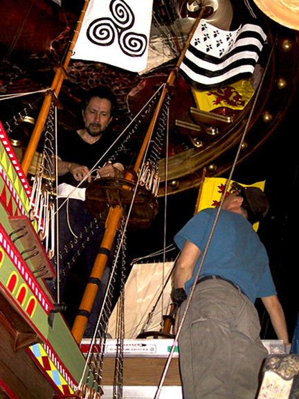 spanish-galleon-reconstruction,-by-john-rivera-resto,-2012,-adding-sails-and-rigging-2