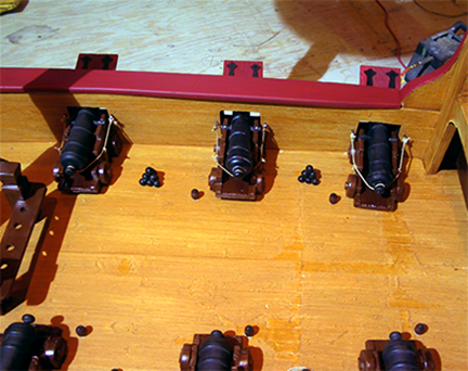 spanish-galleon-reconstruction,-by-john-rivera-resto,-2012,-detail-of-gun-deck