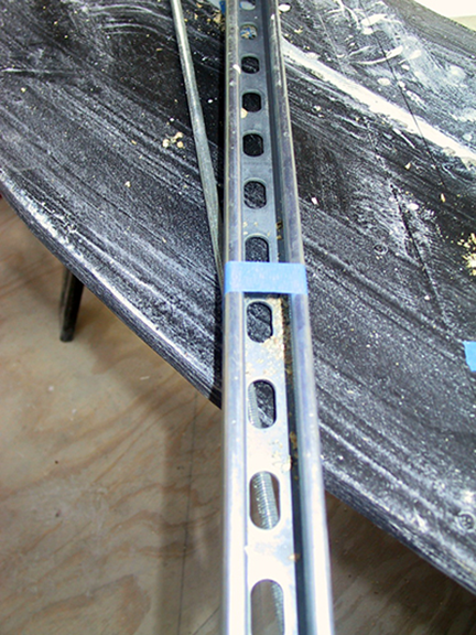 spanish-galleon-reconstruction,-by-john-rivera-resto,-2012,-marking-contact-points-with-blue-tape