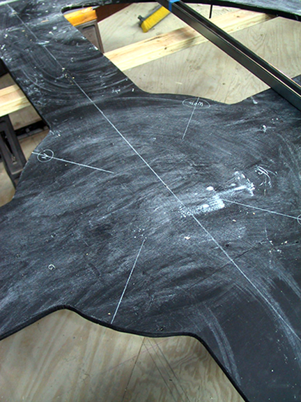 spanish-galleon-reconstruction,-by-john-rivera-resto,-2012,-marking-sections-on-wood-base