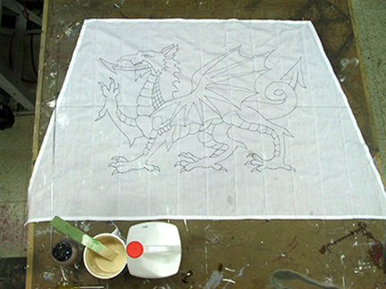 spanish-galleon-reconstruction,-by-john-rivera-resto,-2012,-mixing-fabric-stiffener