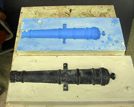 spanish-galleon-reconstruction,-by-john-rivera-resto,-2012,-mold-completed