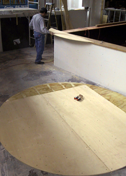 spanish-galleon-reconstruction,-by-john-rivera-resto,-2012,-plywood-circles-being-constructed