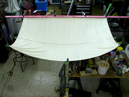 spanish-galleon-reconstruction,-by-john-rivera-resto,-2012,-sailed-hung-to-dry-in-the-proper-shape