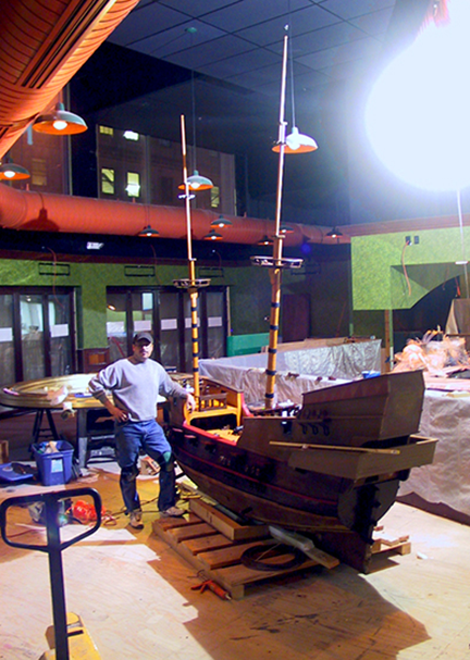 spanish-galleon-reconstruction,-by-john-rivera-resto,-2012,-work-in-progress