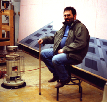 use of grid to achieve proper perspective and placement of elements in the composition