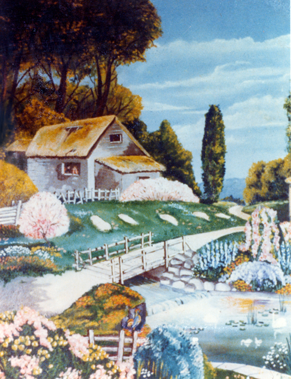 country scene mural by john rivera-resto, 1973