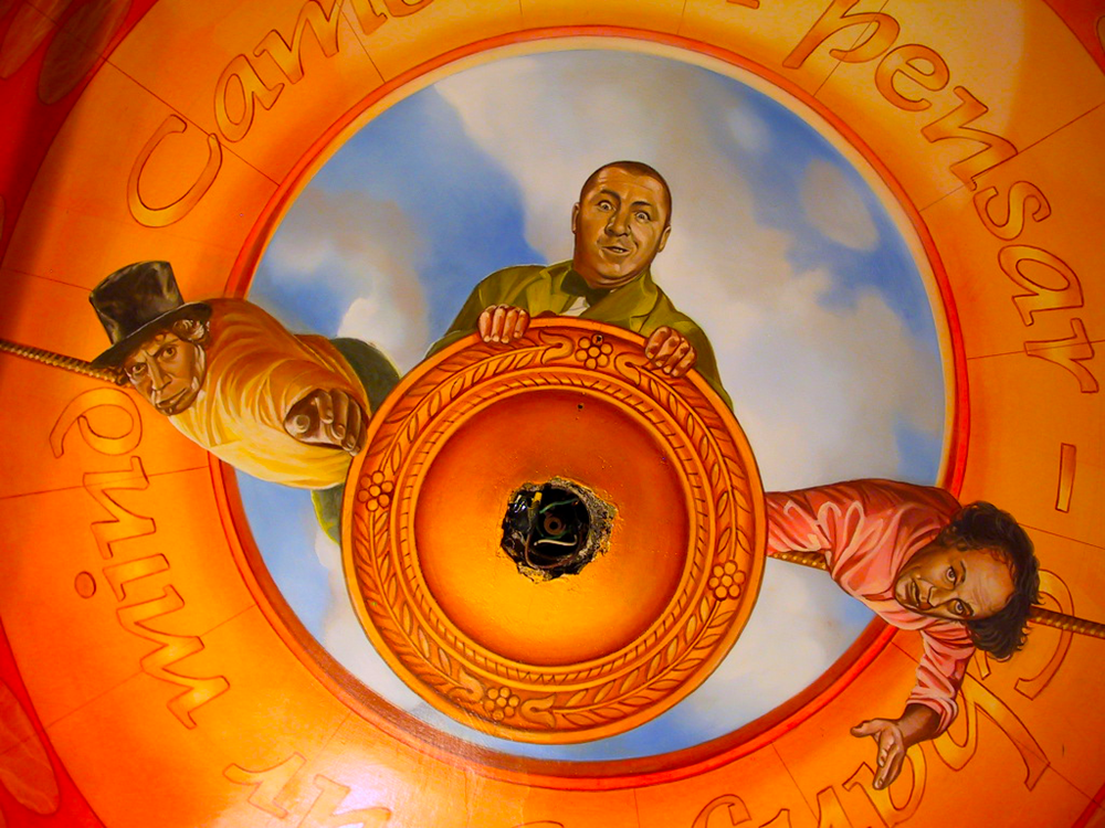 the lewis apartment main mural by john rivera-resto, 2000