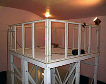 the scaffolding's platform