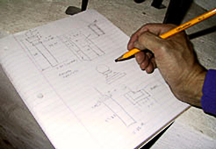 taking careful notes