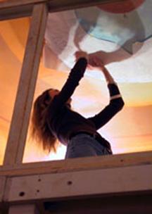 layouts being transfered to the ceiling