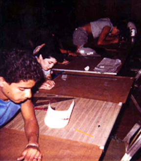 high school students learning from John Rivera-Resto