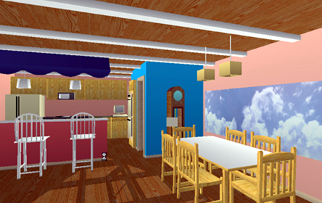 early conceptual decor rendering