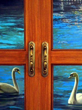 closet door handles detail