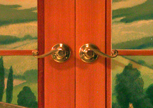 detail of handles