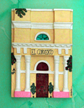el convento plaster plaque