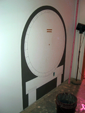 finished drawing of one of the large wine barrel