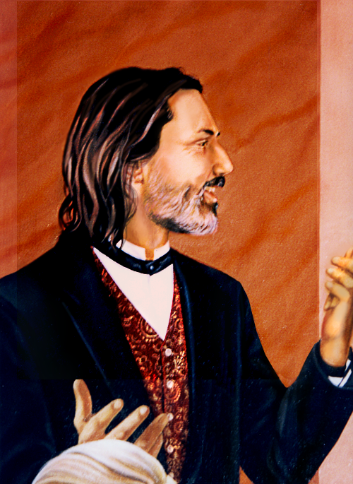 detail of james levin in armani