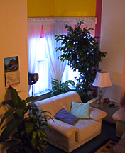 panorama travel mural painting progress detail 2